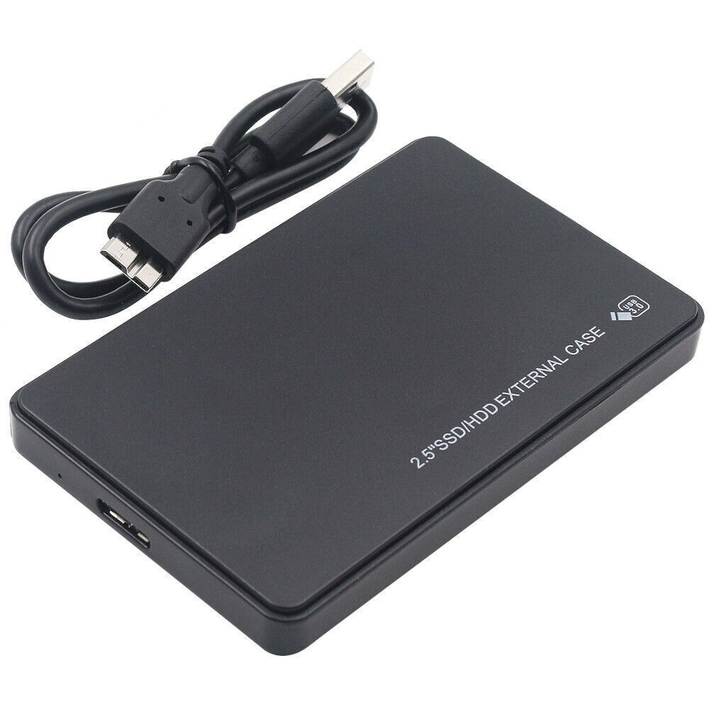 2.5" SATA USB 3.0 Hard Drive Disk Enclosure External Laptop Case For HDD SSD