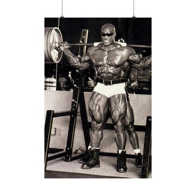 Ronnie Coleman Light Weight Baby Vintage Fitness Training Poster