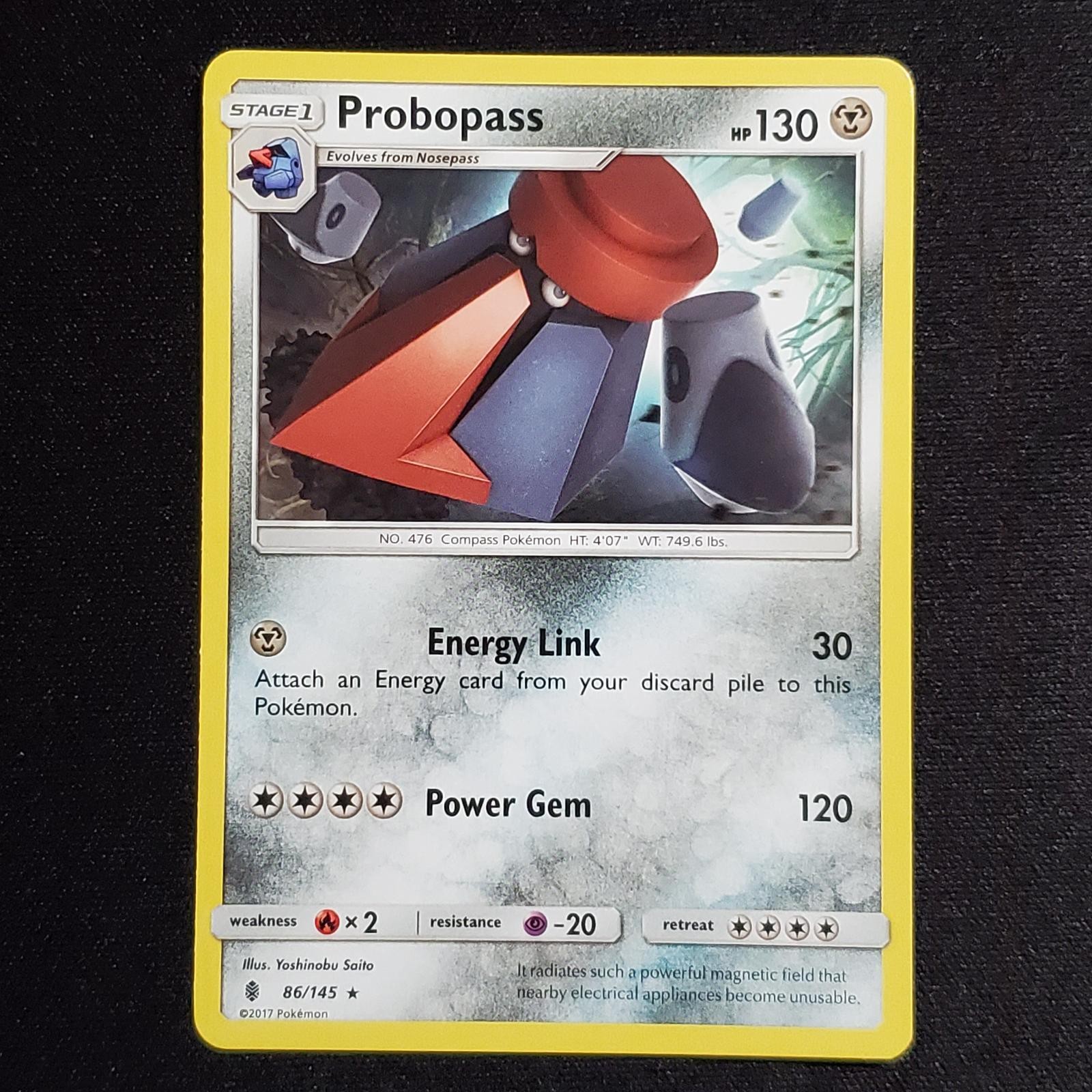 Probopass 86/145 Rare Guardians Rising Pokemon Moderately Played