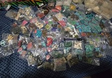 150 Bags Jewelry Making Supplies Bulk Variety Lot- 85