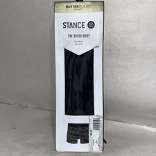 Size L- Stance Black Butter Blend Ramp Camo Boxer Brief With Defects