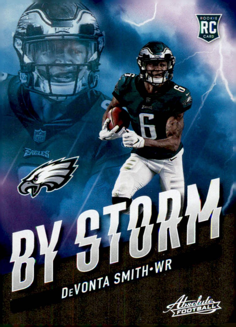 2021 Panini Absolute #BST-7 DeVonta Smith By Storm