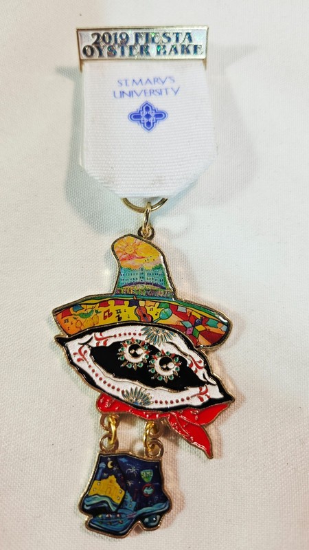2019 Fiesta Oyster Bake St Mary's University San Antonio Fiesta Medal