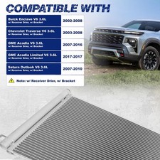 Air Conditioning Ac Condenser Compatible With Buick Enclave Chevrolet Traverse Air Conditioning Ac Condenser Compatible With Buick Enclave Chevrolet Traverse