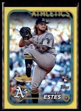 2024 Topps Update Gold Foil Joey Estes Oakland Athletics US130 RC