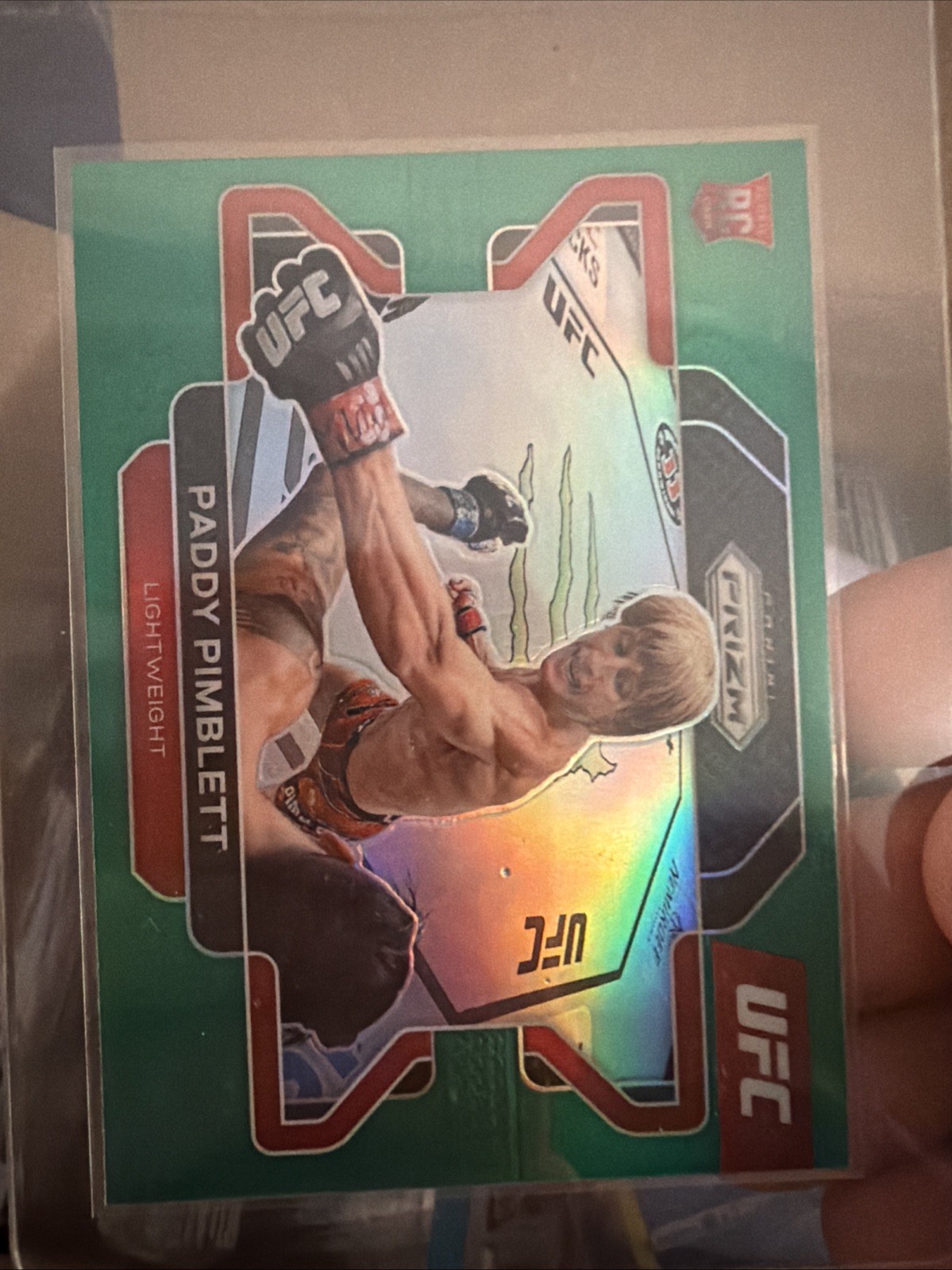 Paddy Pimblett RC 2022 Panini Prizm UFC Horizontal Green Prizm🔥Paddy The Baddy