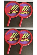Vintage Koosh Paddle Ball Paddles Racquets Lot of 4 OddzOn 1991 NO BALL