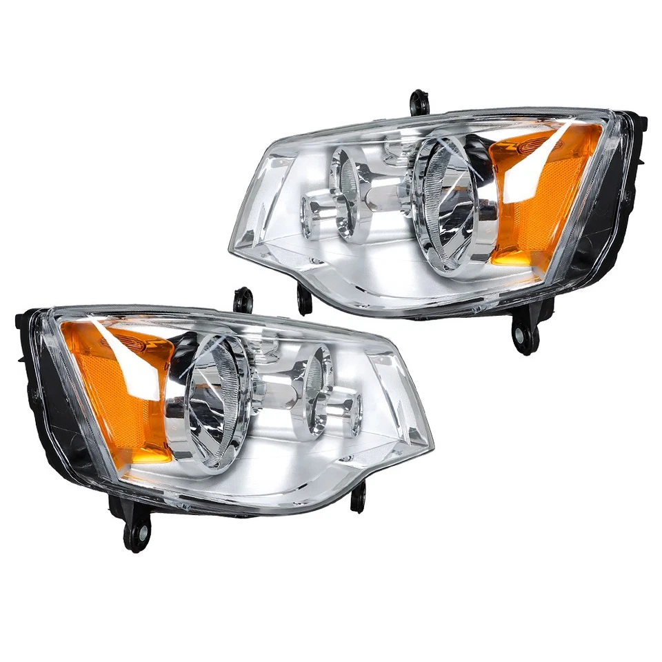 Faróis LABLT para 11-19 Dodge Grand Caravan 08-16 Chrysler Town&Country par - Imagem 4 de 4