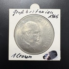 1965- RARE Winston Churchill Memorial Crown- Queen Elizabeth II