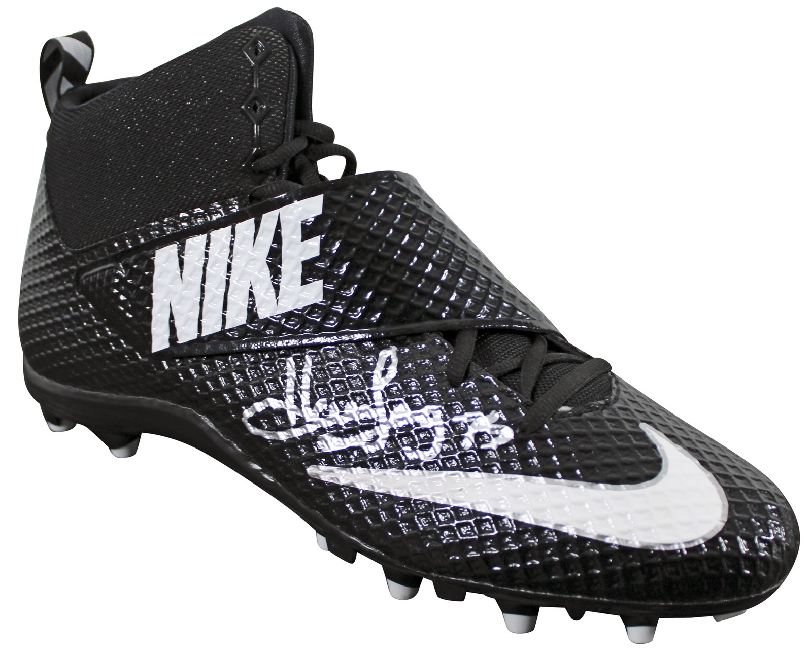 Howie Long Autographed Signed Oakland Raiders Raiders Black Nike Strike Pro Football Right Cleat BAS Witness 