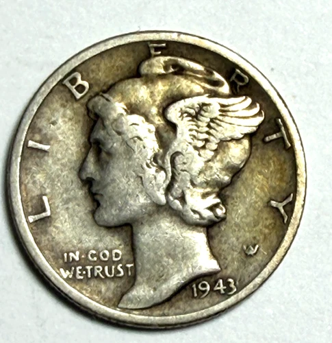 1943-P Mercury Dime — photo from another recent sale