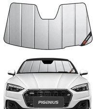 Windshield Sun Shade for 2018-2025 A5 with heads up display Grey Safeguard 