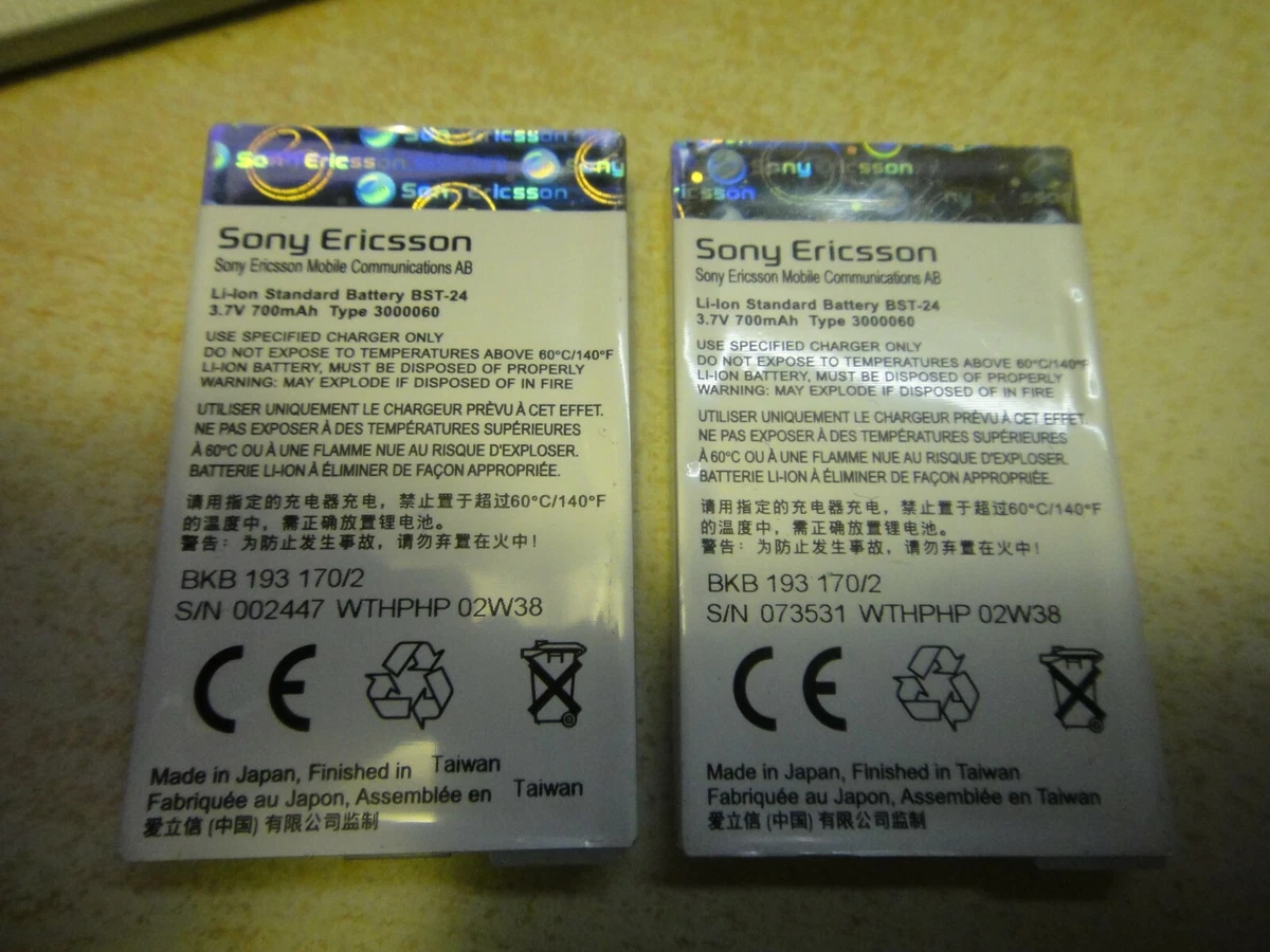 Li-ion Battery Pack Fits Sony-Ericsson ST21a, Xperia SX