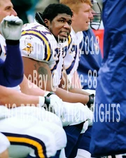 KOREY STRINGER & MATT BIRK  MINNESOTA VIKINGS BENCH 1999