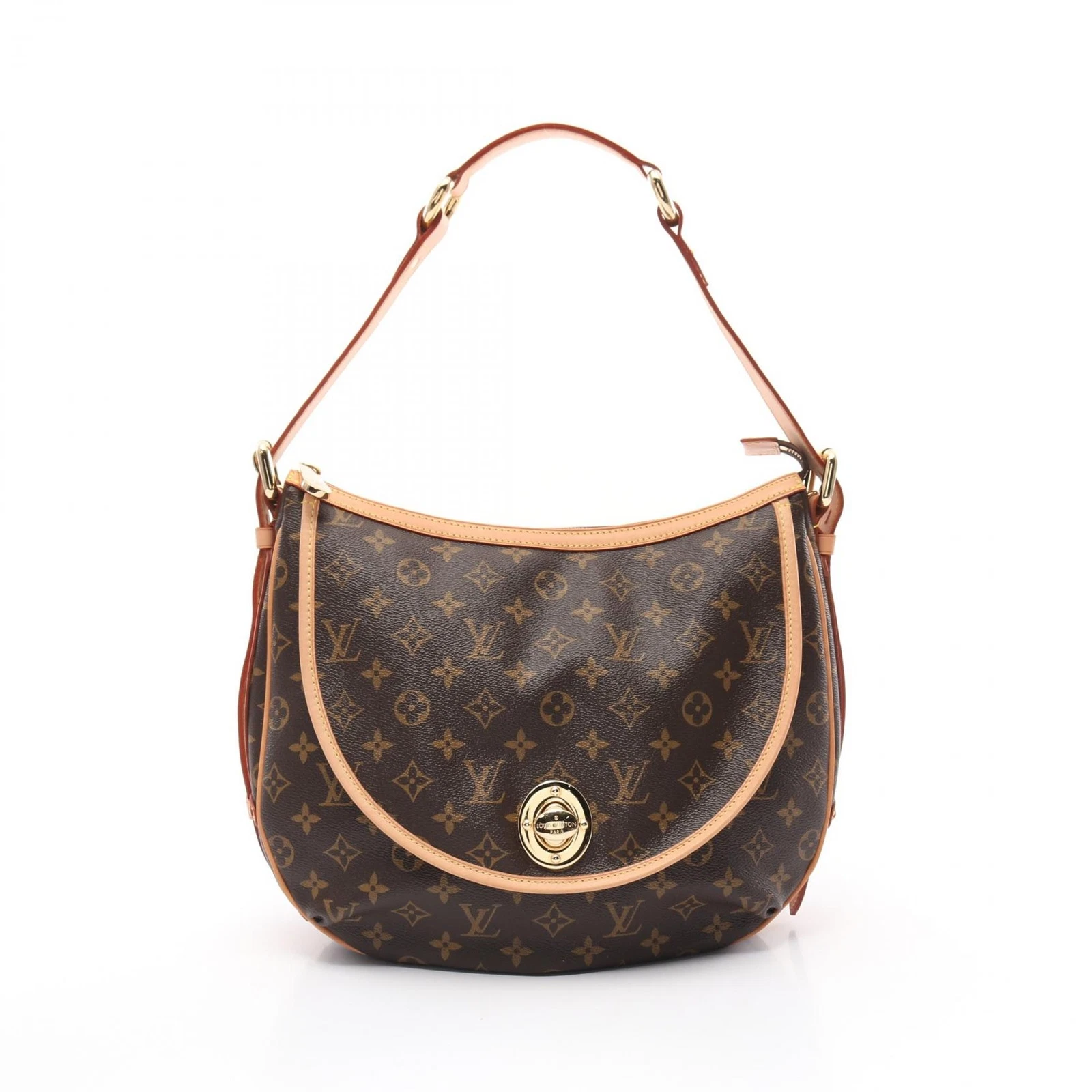 LOUIS VUITTON（LV） Borsa a tracolla Louis Vuitton Tolum GM M40075 Monogram pelle marrone usata LV
