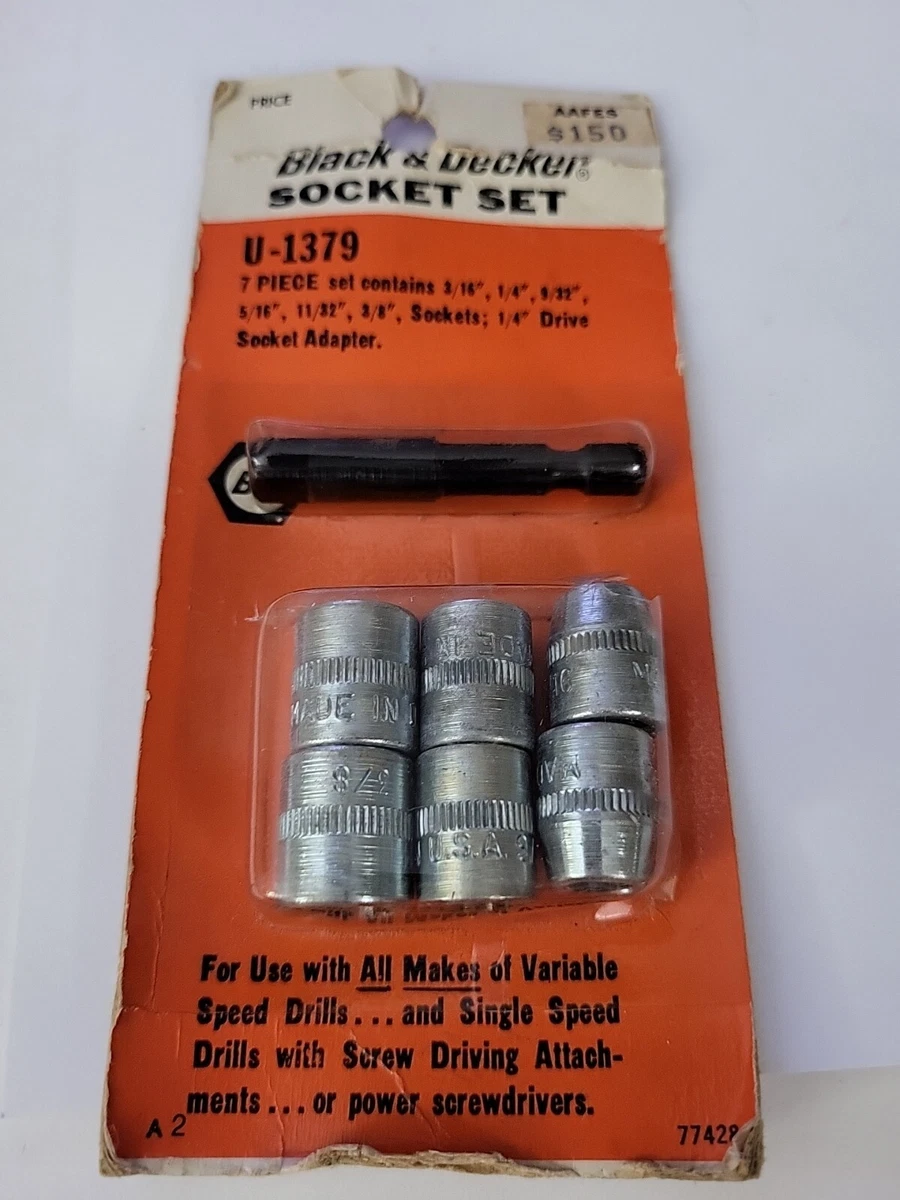 Black and decker socket set deals