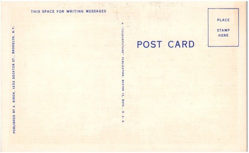 Postcard New York Greetings From Lake Huntington Tent Camping Campfire B29 - Picture 2 of 2