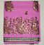thumbnail 1  - Vintage Indian Golden Boder Ethnic Women Sitara Zari embroidery work Pink saree