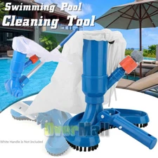 Professional Pool Vacuum Head Inground Above Ground Swimming Brush Cleaner Set