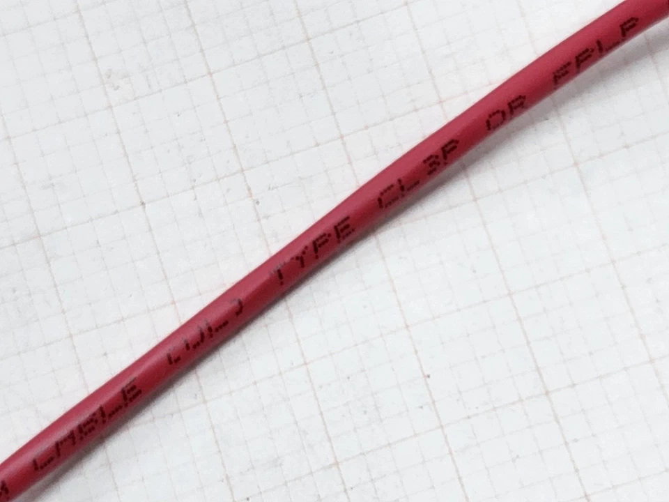 Cable digital avanzado 981804 18/4C sólido plenum cable de alarma contra incendios FPLP rojo/100 pies Foto 2 de 4