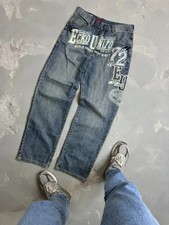 Crazy Vintage Y2K Baggy Jeans Ecko JNCO Style Mens Size 32