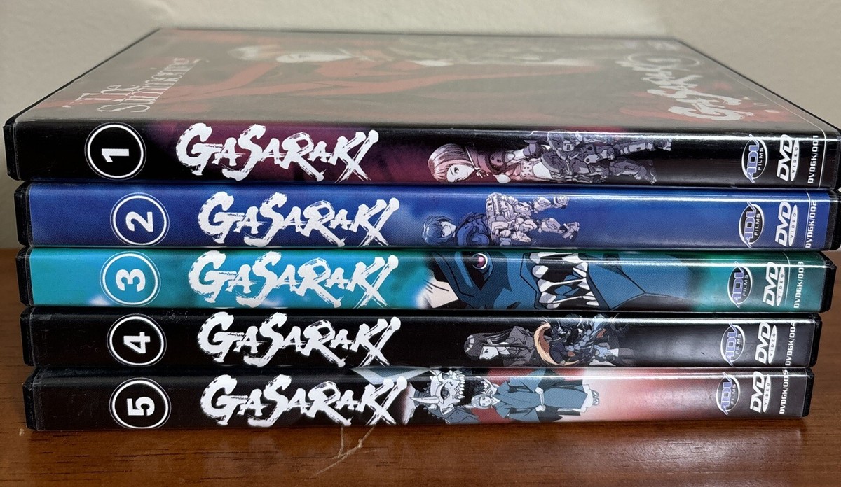 Gasaraki Anime Collection Volumes 1, 2, 3, 4, 5, ADV Films, EUC | eBay
