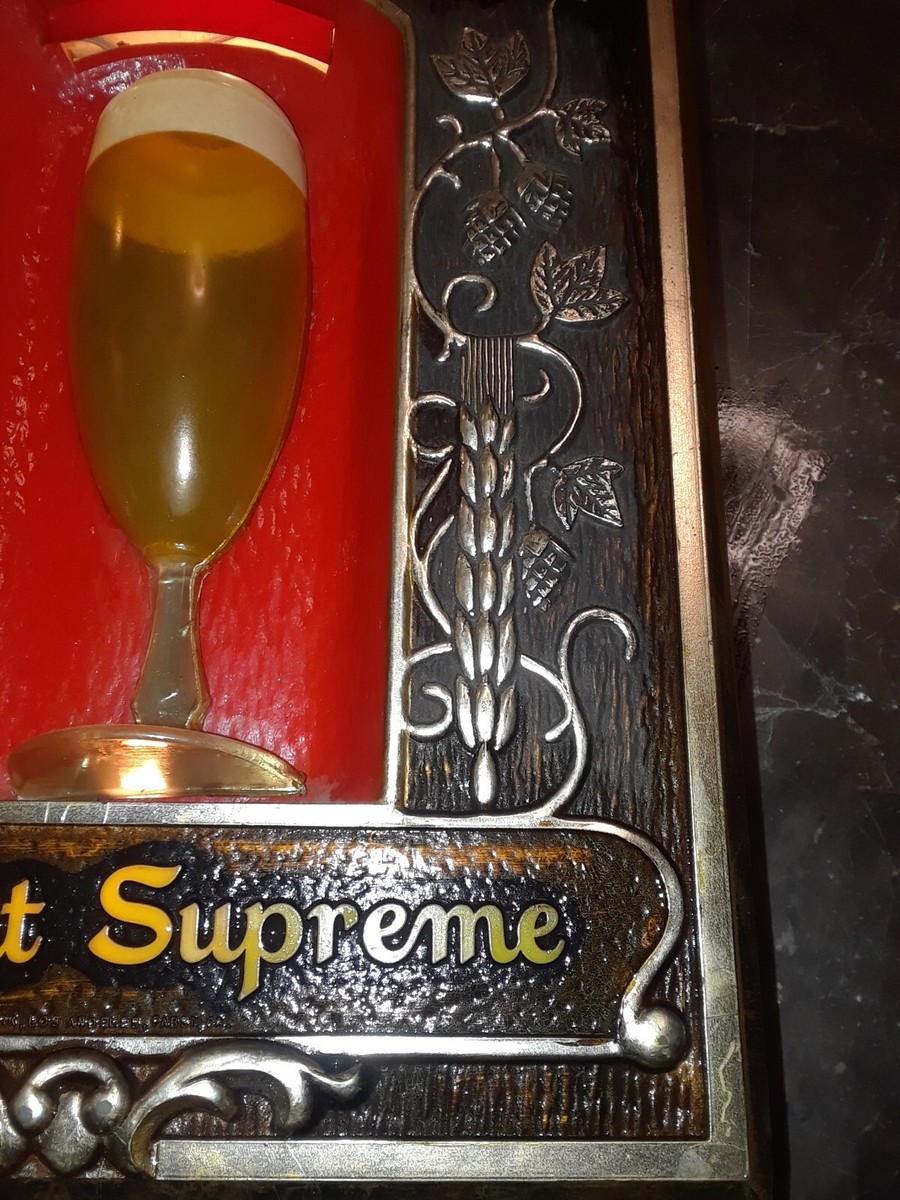 パブスト ANDEKER 電飾 3D Vintage Andeker Pabst Beer Supreme