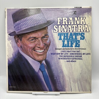 Frank Sinatra That's Life Original 1966 Vinyl Record LP Album MONO F-1020 Vg+