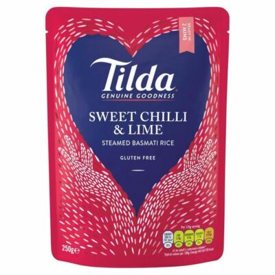 Tilda Steamed Basmati Sweet Chilli & Lime - 250g (0.55lbs)