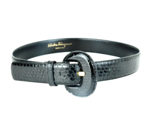 ferragamo embossed belt