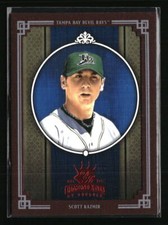 Scott Kazmir 2005 Donruss Diamond Kings Framed Red #227 Baseball Card