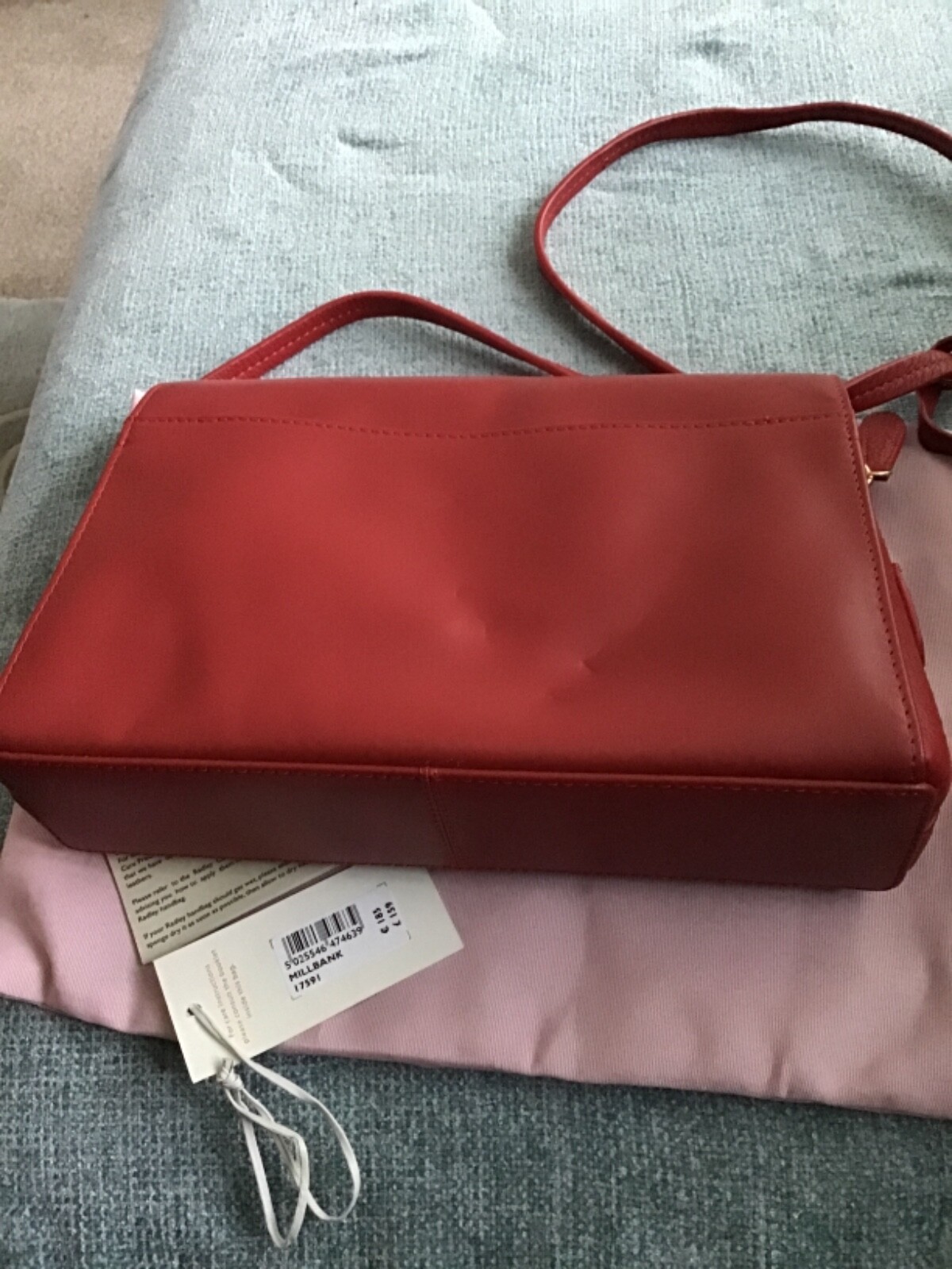 Radley red leather Millbank crossbody bag good condition eBay
