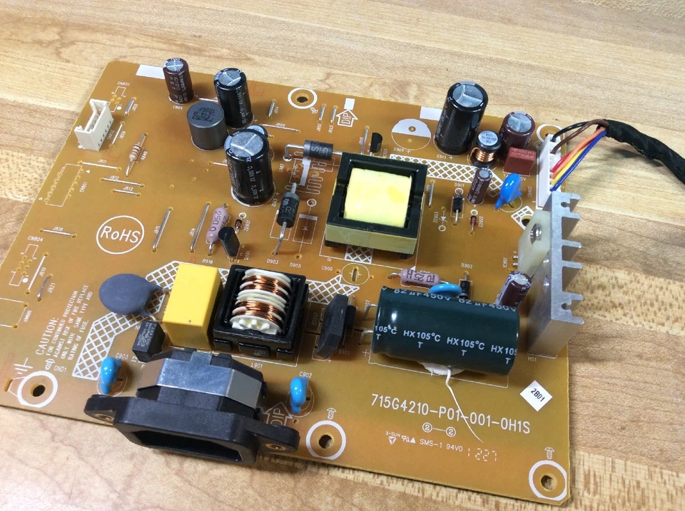 Dell E2211HC 22" LCD Monitor 1920x1080 Full HD POWER SUPPLY REPLACEMENT BOARD - Image 3 of 3