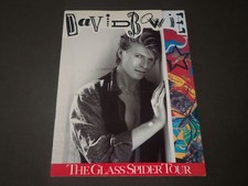 1987 DAVID BOWIE TOUR PROGRAM - THE GLASS SPIDER TOUR - GREAT PHOTOS - J 3429