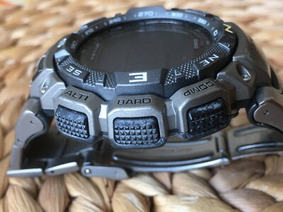 Casio Men's PAG240T-7CR Pathfinder Triple Sensor Multi-Function