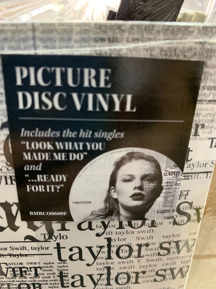 Taylor Swift 2LP Picture Disc Reputation Sealed - Image 2 of 2