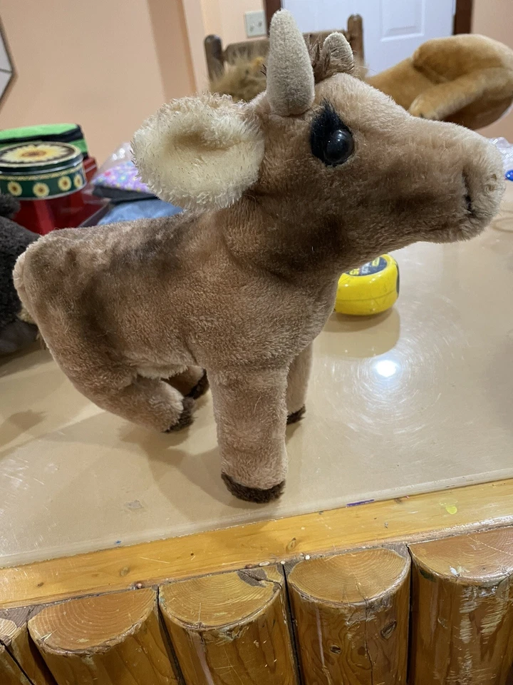 Vintage Plush DAKIN ALFALFA COW 1981 with tag Korea Nature babies - Image 4 of 4