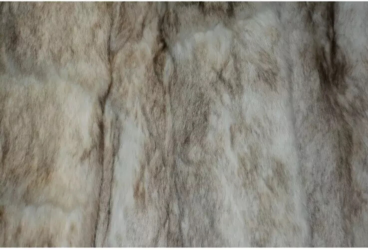 Split End Ltd Vintage Genuine Rabbit Fur Coat Jacket | eBay