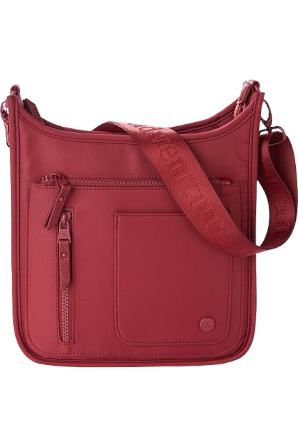 Samantha Brown To-Go Crossbody Bag Burgundy