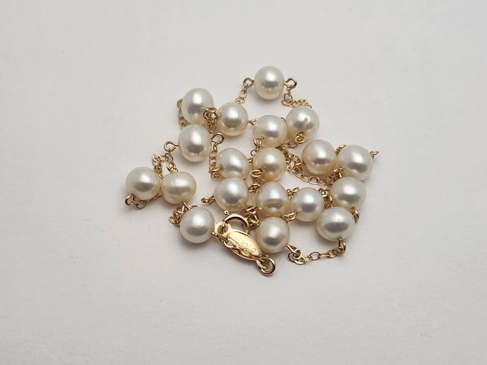 Vintage 14k Gold & Pearl Peter Brams Signed Class… - image 6