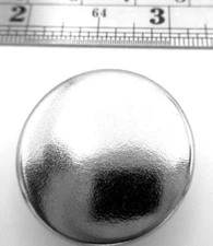 3/4" Hole Fit - Cap Nickel Plated Steel Push-In Pole Panel Boat Rail All Weather