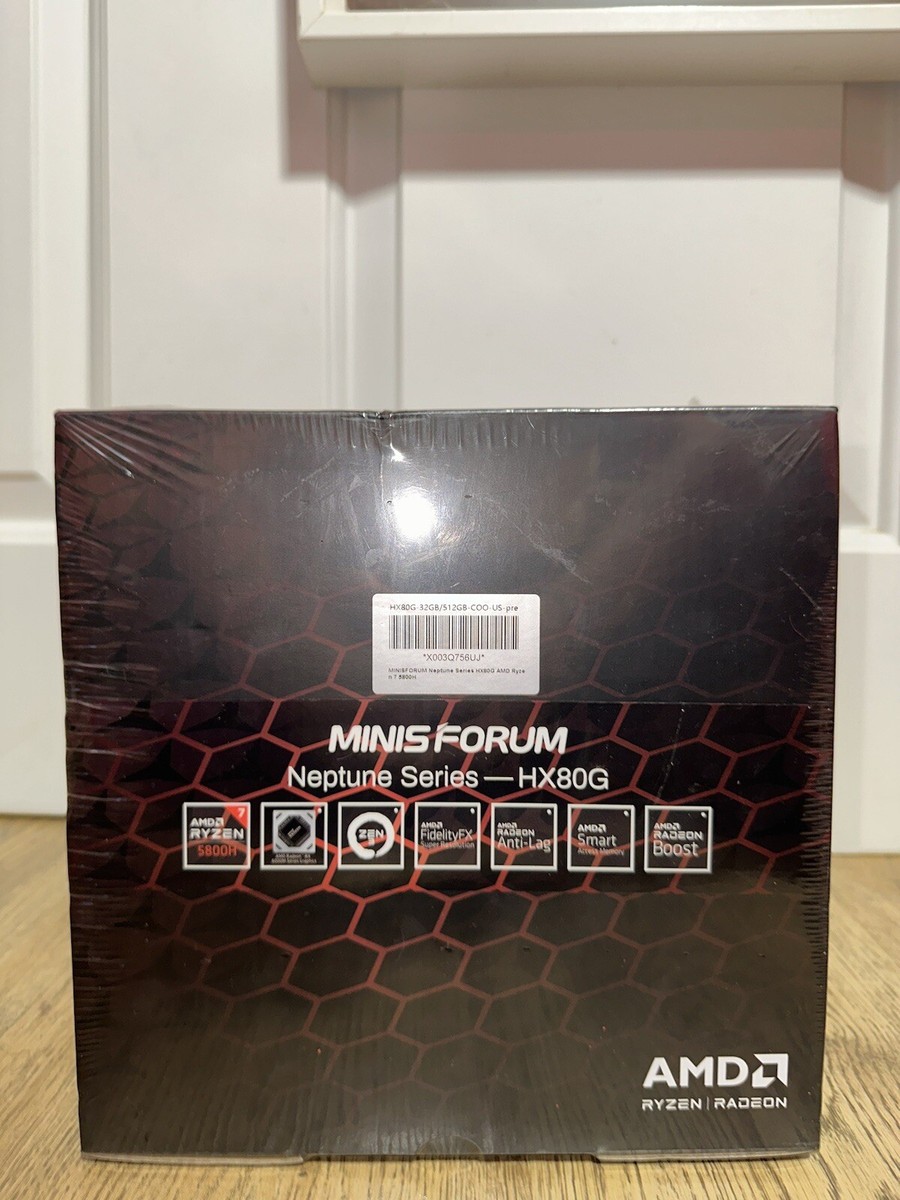 MINISFORUM HX80G RAM 32GB/ SSD 512GB（MINIS FORUM HX80G Mini PC 
