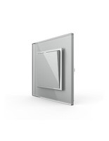 Livolo Design Glas Kreuzschalter Wipp Lichtschalter Wandschalter Mit Glasrahmen