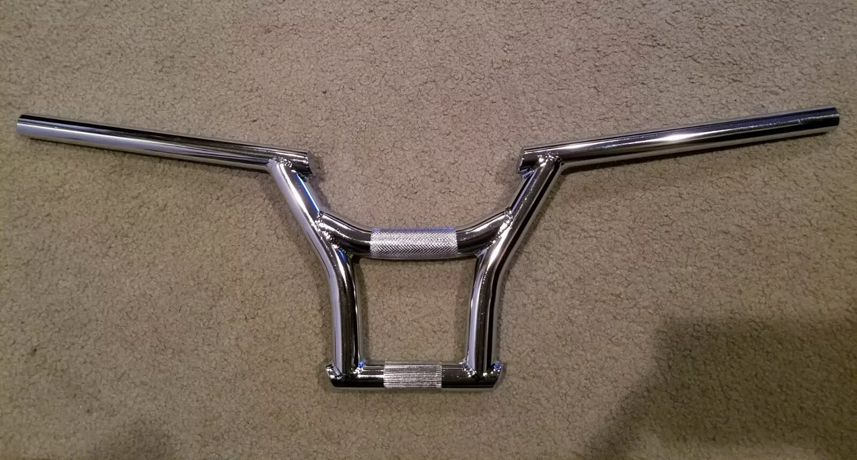 QUALITY BMX HANDLEBARS FREE STYLE 22.2 CHROME BMX BICYCLES