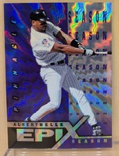 1998 Pinnacle EPIX SEASON PURPLE #10 Albert Belle Indians White Sox RARE INSERT