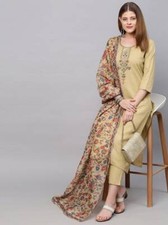 Indian Kurti Set With Dupatta For Women, Kurti Pant Set, Indian Suit Set