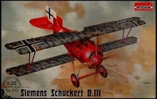 1/32 Roden Siemens Schuckert D III Late Production WWI German BiPlane Fighter