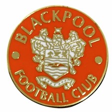 New Blackpool FC Football Crest Pin Badge, Blackpool Fans Souvenir Pin Badge
