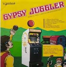 Gypsy Juggler Arcade Flyer Original Retro Vintage Video Game Art Print Meadows image
