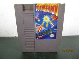 Vintage 1985 Nintendo NES To The Earth Game Untested